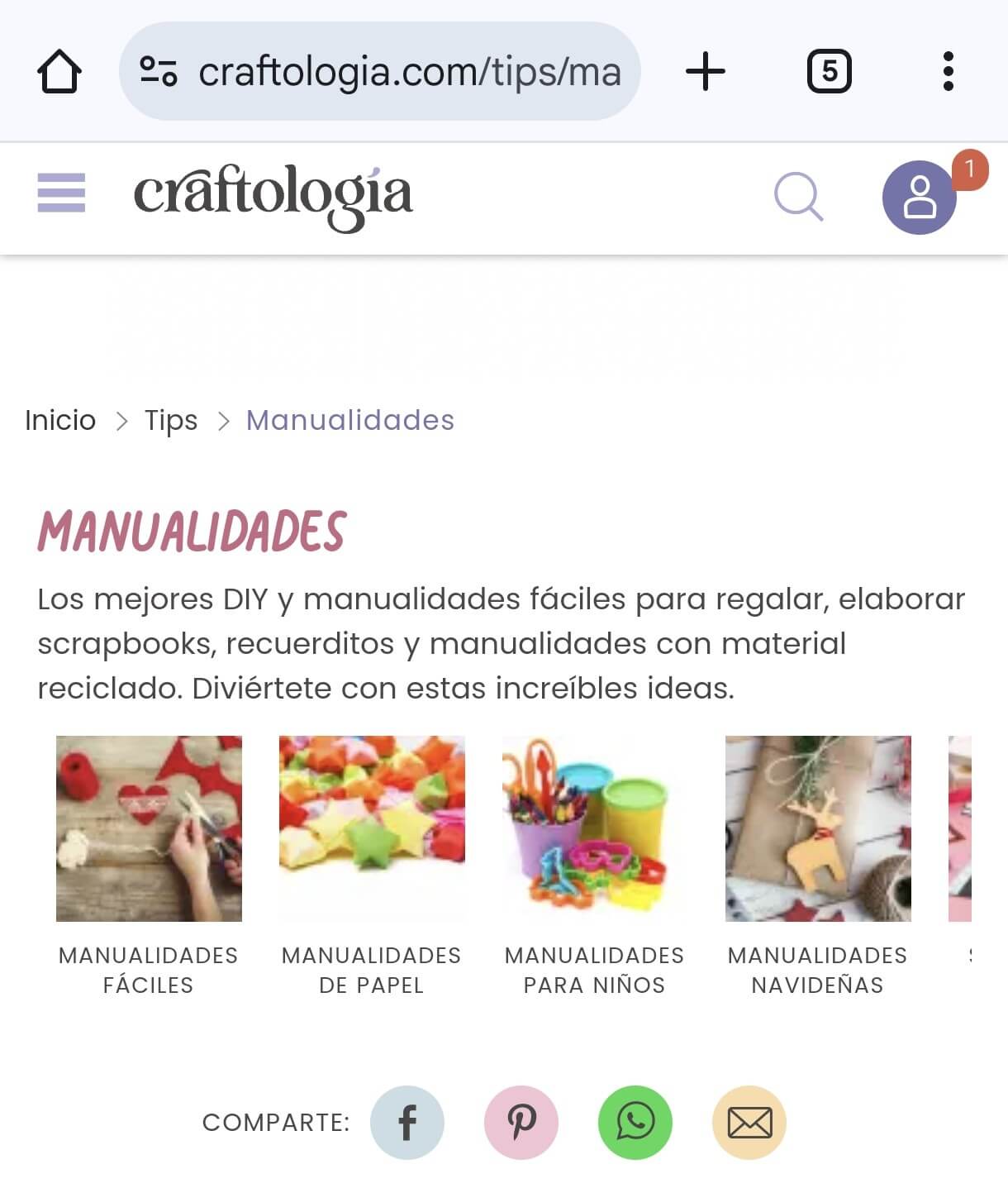 Manualidades?...Aplicaciones que debes conocer! 5 Craftoloía