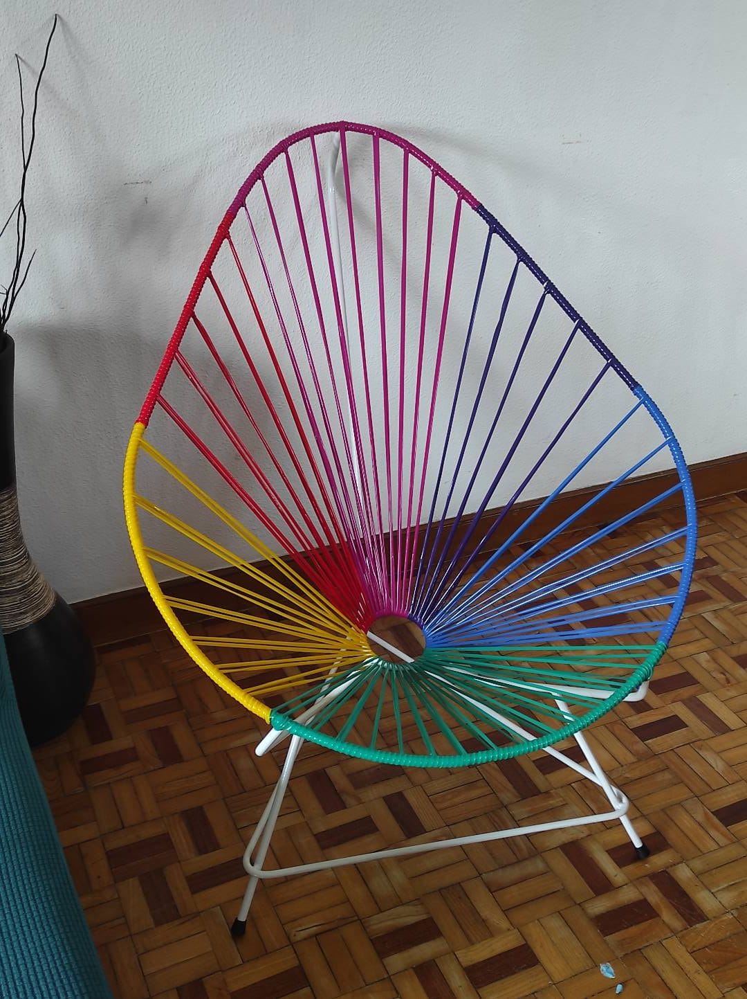 Handmade-Manualidades-Artesanía-DIY...? 2 Silla Acapulco hecha a mano