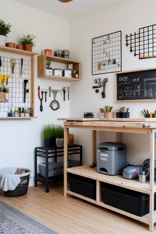 ¡Manos a la obra! Cómo montar el taller de bricolaje en tu hogar 2 Un Taller en un rincon de casa
